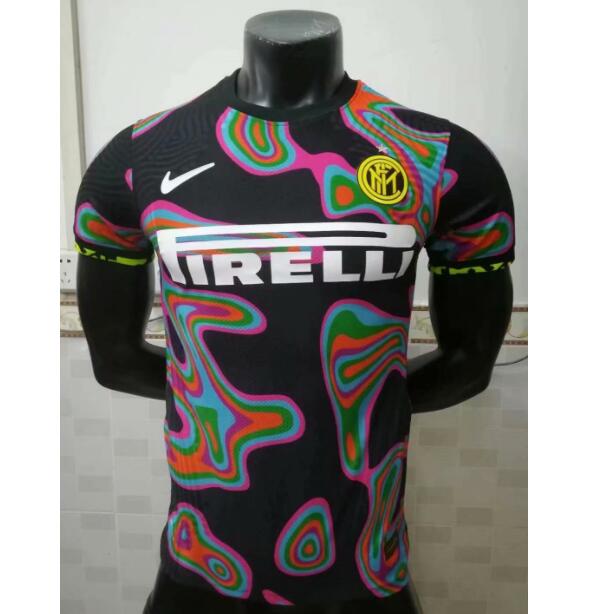 Inter Milan Colorful Black Training Shirt 2020/21